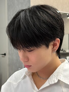 エルマーク 本山(L-MARK) マッシュヘア/波巻きパーマ/men's/スパイラルパーマ/眉