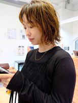 ムロ(Mulo)&nbsp;ラフなニュアンスパーマボブ｜こなれ感のあるボブ | 札幌円山