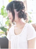 ☆☆ゆる編み込みのサイドアップスタイル☆☆【新小岩】
