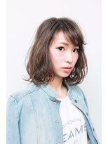 ヘアーズ ベリー 川西店(hairs BERRY) ふわ軽！グレージュボブ♪