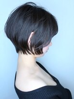 ラウンジ モリオ イケブクロ(Lounge MORIO Ikebukuro) 【morio池袋】2019年春夏流行大人可愛い黒髪前下がりショート♪