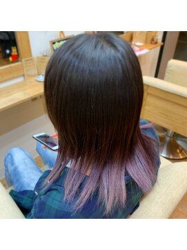 キュアキュア(Cure2) パープルカラーグラデーション