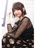 王道大人かわいい切りっぱなしボブ【池袋/池袋東口池袋】