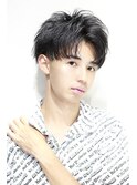 ハーフアップセンターパート