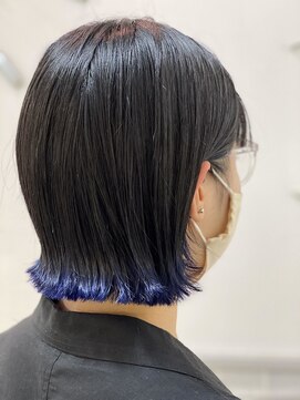 マアムジーコネクション(ma'am zee Connection.) 【ma'amZee conn五十嵐】すそカラーネイビー