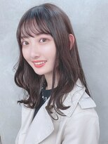 アンブル リュクス 池袋(amble luxe)&nbsp;シースルーモカチョコレートセミロング