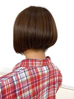 クオリス 上板橋店(QUALIS)&nbsp;前下がりショートボブ/ツーブロック女子/ベージュ系ブラウン