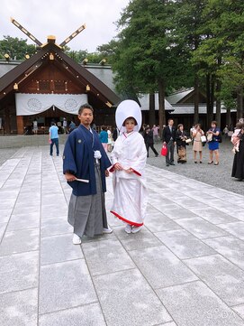 ヘアメイク ジェイエム 北海道神宮 結婚式
