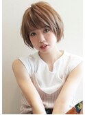 《Agu hair》大人かわいいひし形前下がりショート