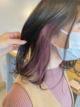 ケースタイルシェノン(K-STYLE CHAINON) ベビーピンクインナーカラー