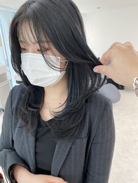 レミエ ダイカンヤマ(lemiie) 代官山 lemiie☆ブルーブラック☆レイヤーカット☆