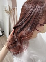 ヘアーデザインサロン スワッグ(Hair design salon SWAG) coral pink