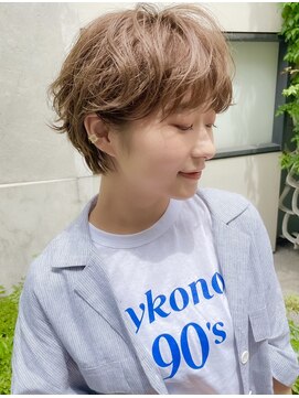 ロンド 銀座(Lond) 【銀座◇成田】マッシュショートくびれカールココアベージュ