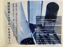 美容室ビィガーデンの雰囲気（KASUIも取り扱ってます！頭皮が気になる方はご相談ください♪）