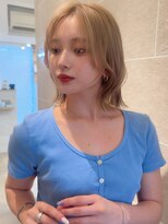 サンドシーン(sand scene)&nbsp;20代30代40代丸みショートボブマッシュ前下がりレイヤー