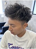 王道◎ショートアップバング