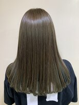 アズール 草加(azule)&nbsp;インナーカラー　マットエメラルドベージュ