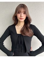 ボタン ハカタ(VOTAN hakata)&nbsp;【柿本真優】ブラウンカラー/韓国ヘア/前髪カット/艶ヘア