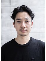 センターパートルーズパーマニュアンスパーマシャドウパーマ