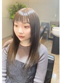 メテオカラー　オリーブグレー　オン眉