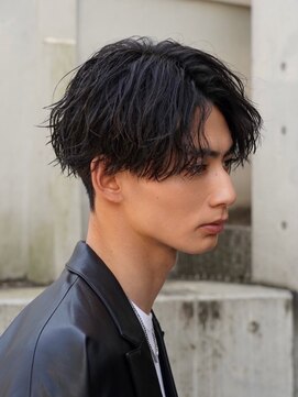 フィフスパーク(fifth PARK) センターパートツイストスパイラル2wayビジネスアップバング七三