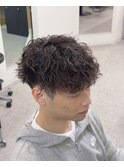 マッシュツイストスパイラルパーマ静岡メンズ