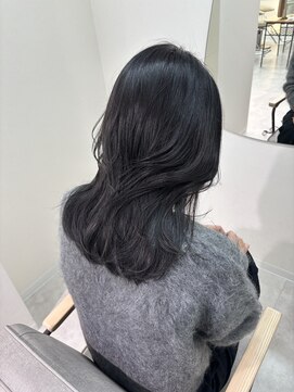 ネウィ 広島(newi) 韓国風ダークグレージュ/髪質改善/ワンホンレイヤー/小顔カット