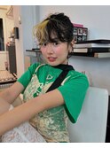 ポイントカラーとニュアンススタイリング