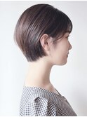【morio原宿】丸みショートボブ　暗髪ショート　丸み