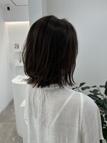 グラムヘアー(GLAM HAIR) くびれボブ×アッシュカラー