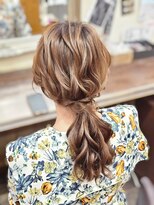 セットサロンエース(Set salon Ace)&nbsp;華やか☆セミロングポニー☆まとめ髪