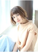 [K-two銀座]ぱっつんラインのカジュアルボブ