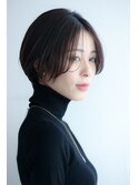 ハッシュレイヤーバング/ショートボブ