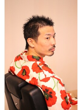 スパイキーショート［メンズ/バーバー/理容室］