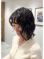 シアン 矢場町店(CYAN.)&nbsp;うねうねウェーブのボブパーマ