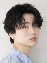 フィフス 渋谷(fifth)&nbsp;渋谷大人ツイストスパイラルパーマメンズカットセンターパート