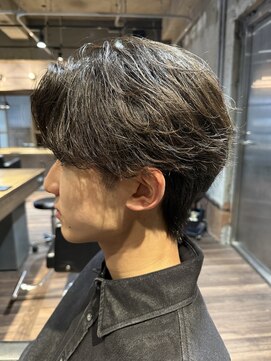 メンズココ メンズパーマ 韓国ヘア 日本橋店(MENS COCO) 毛流れニュアンスセンターパート