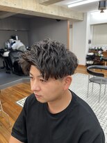 ザデイトウキョウ 表参道 青山(THE DAY TOKYO) MEN’S/波巻きツイストスパイラル/リバースセンターパート