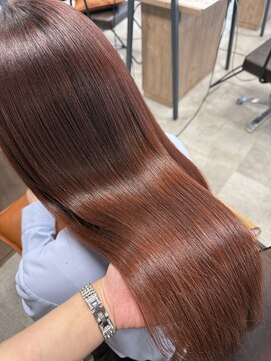 リンクミリ(Link mili) 【オレンジブラウン】髪質改善/韓国ヘア/レイヤーカット