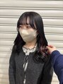ジジ(GIGI)&nbsp;インナーカラー♪グレージュ×チェリーピンク