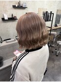 切りっぱなしボブ　波ウェーブ【平野/喜連瓜破】