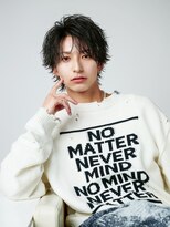 オーシャントーキョー(OCEAN TOKYO)&nbsp;【大人の色気】コンマバング緩め黒髪パーマスパイラルパーマ