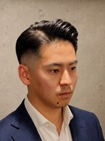 ワンワンオー バーバーショップ 長浜店(@110 BARBER SHOP)&nbsp;クラシック・サイドパート × スキンフェード