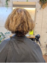 ミューズ 藤が丘店(MUSE)&nbsp;Befor/50代/白髪ぼかし×クセ毛を活かすカット