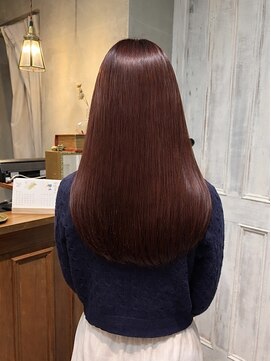 フークフーク(HOEK HOEK) pink brown × straight