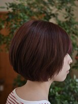オルガ(orga)&nbsp;柔らかピンクのバルーンシルエットボブ