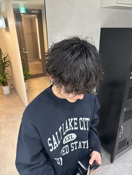 クム 横浜(qumu) "RIKITO"  緩めシャドウパーマ