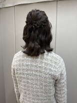 エレノア つくば(Eleanor) 【ヘアセット】ボブでも可愛いハーフアップ
