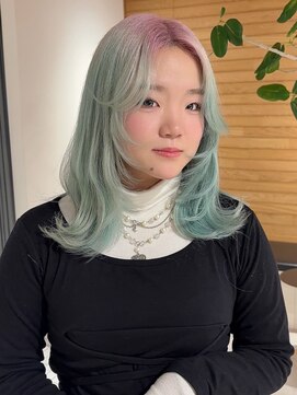 フリーク(FLEEK) ルーツカラー　ミントグリーン