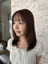 デビュー 宜野湾店(Debut) ダークパープル/ナチュラルショート/ミルクブラウン/夏/宜野湾